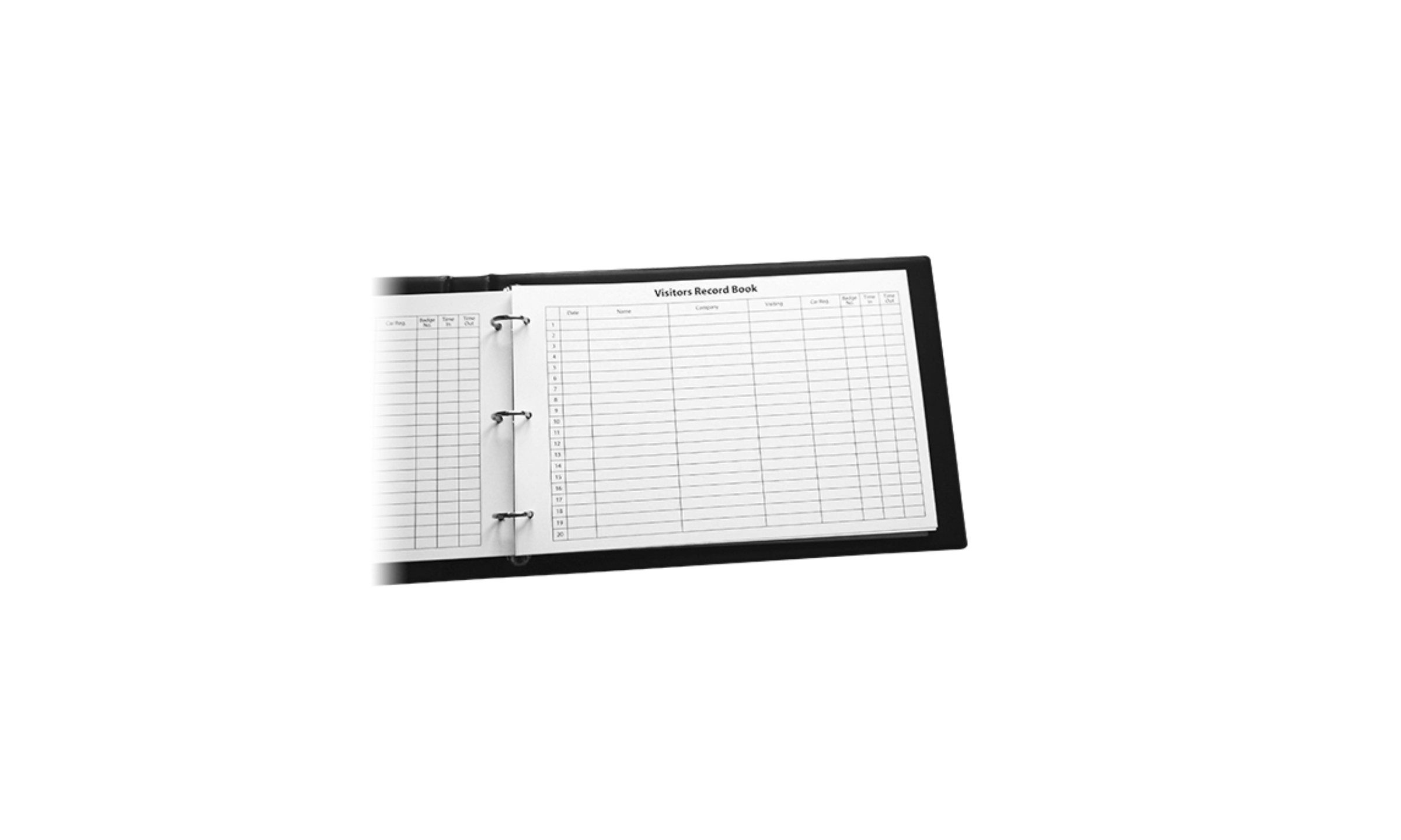 School Visitor Log Book