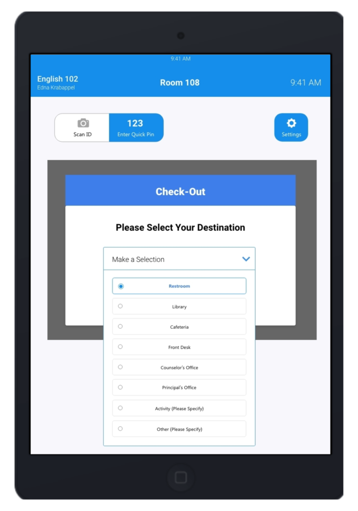 Student Attendance & Hall Pass Management